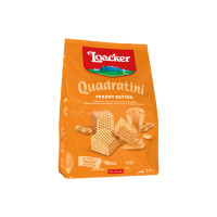 WAFER LOACKER QUADRATINI PASTA DE AMENDOIM 125G