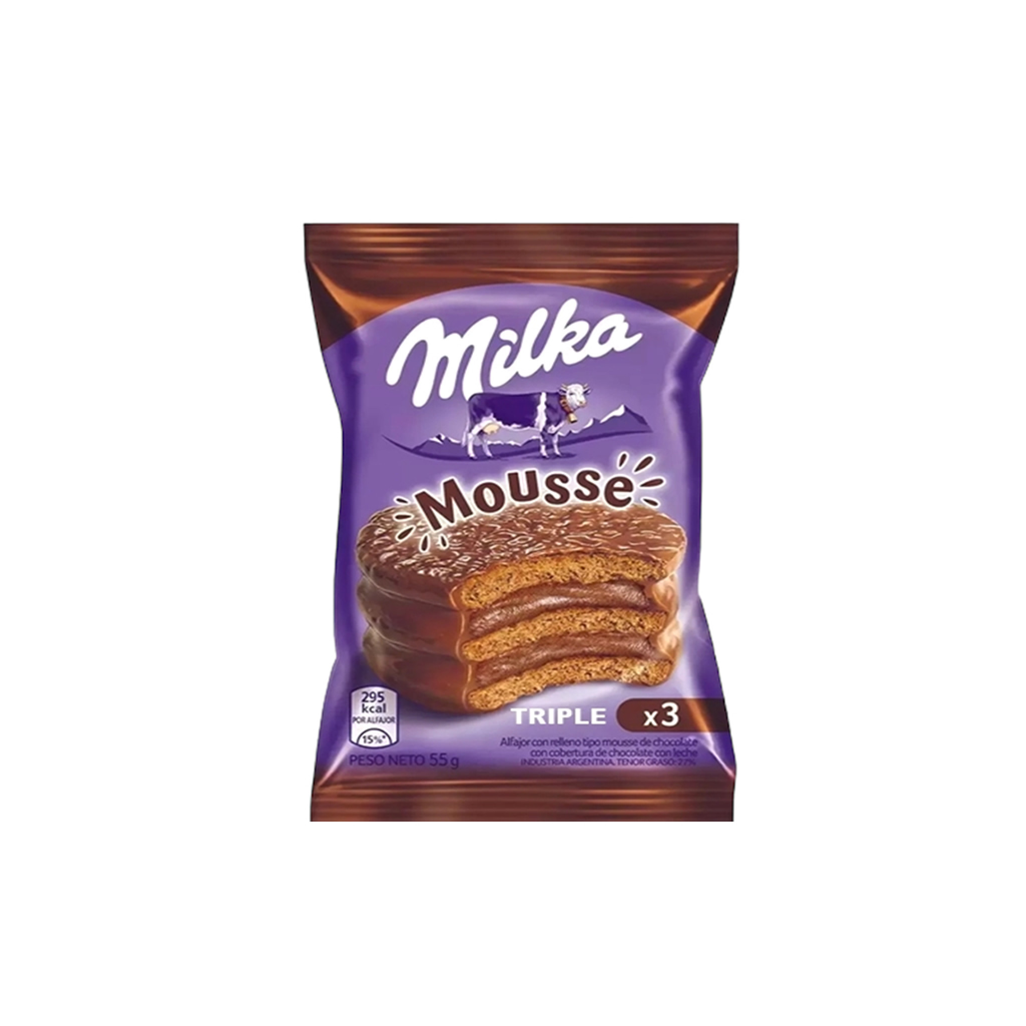 ALFAJOR MILKA MOUSSE CLASSICO 55G