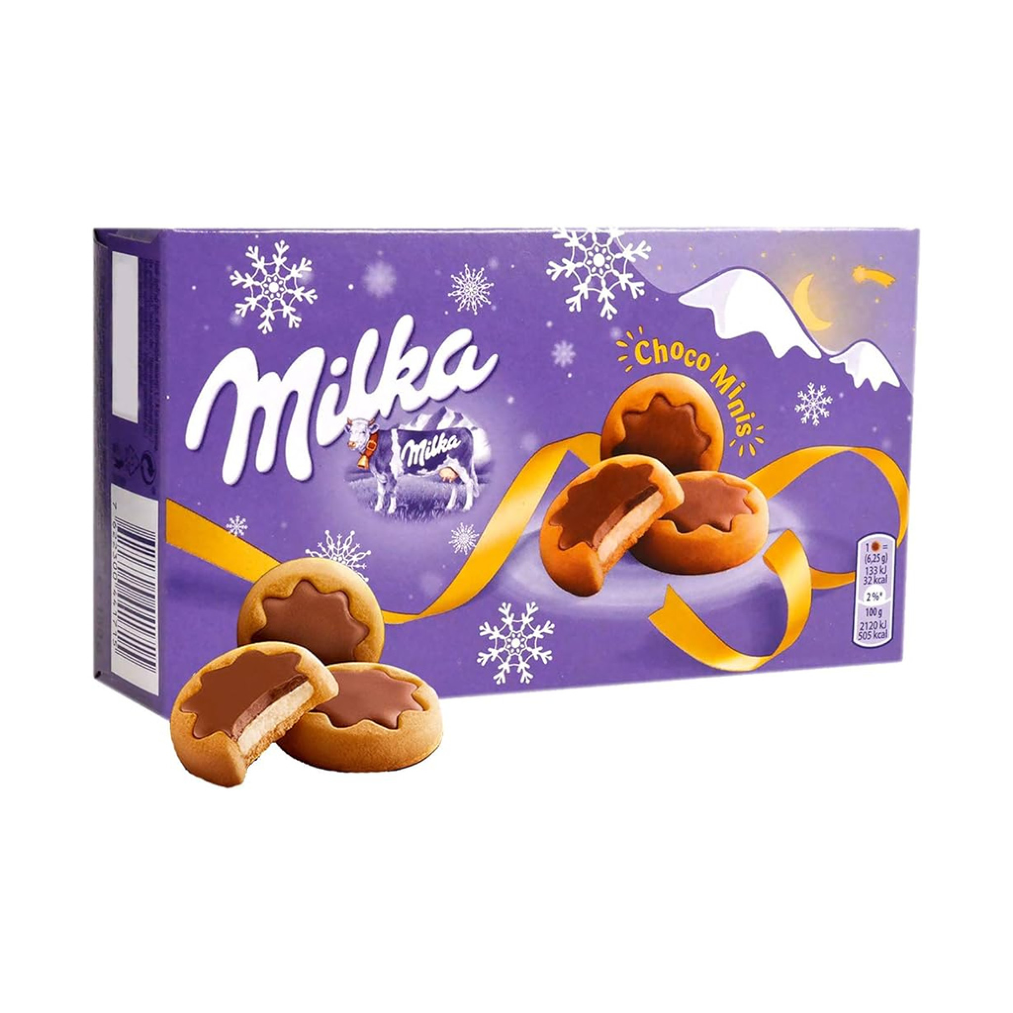 BISCOITO MILKA CHOCO MINI STARS 150G