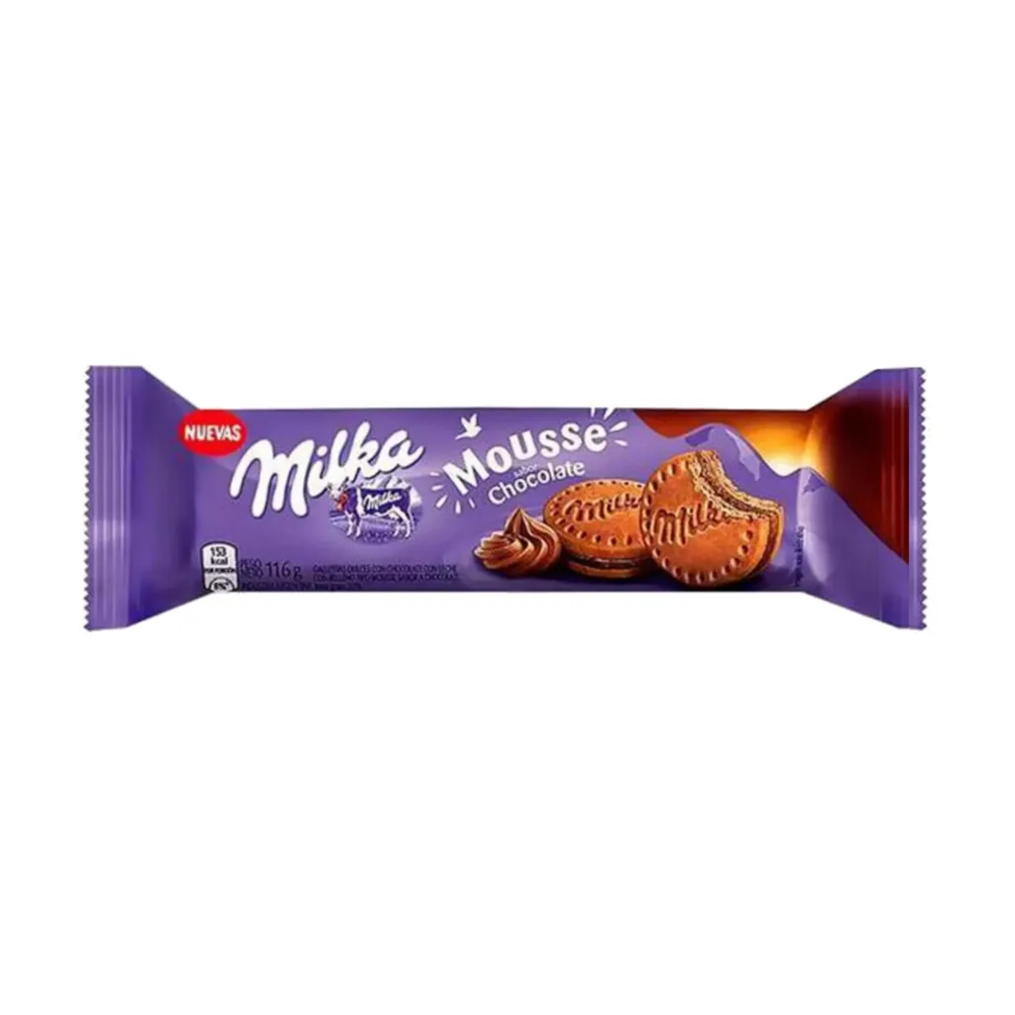 BISCOITO MILKA MOUSSE CHOCOLATE 116G