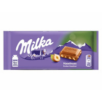 CHOCOLATE MILKA LEITE AVELA 100G