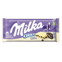 CHOCOLATE MILKA OREO WHITE 100G