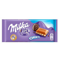 CHOCOLATE MILKA RECHEADO OREO 100G