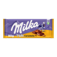 CHOCOLATE MILKA RECHEADO TRIPLE CARAMEL 90G