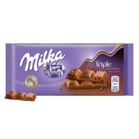 CHOCOLATE MILKA RECHEADO TRIPLE COCOA 90G