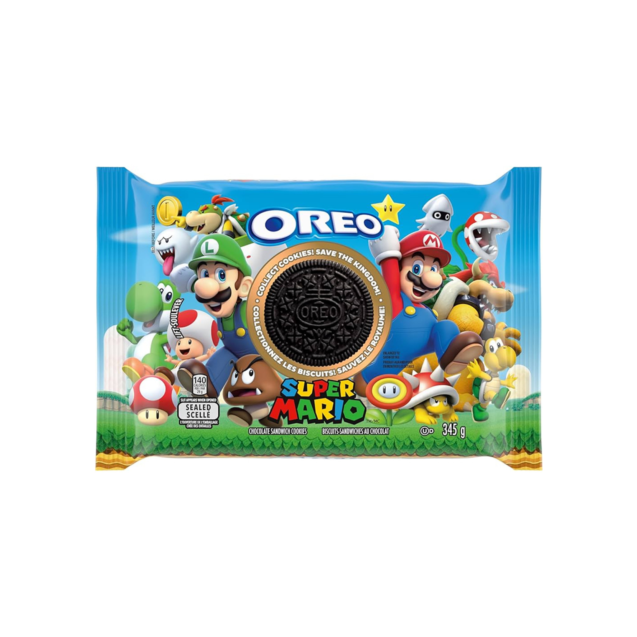 BISCOITO OREO SUPER MARIO 345G