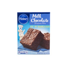 PILLSBURY MILK CHOCOLATE BROWNIE MIX 521G