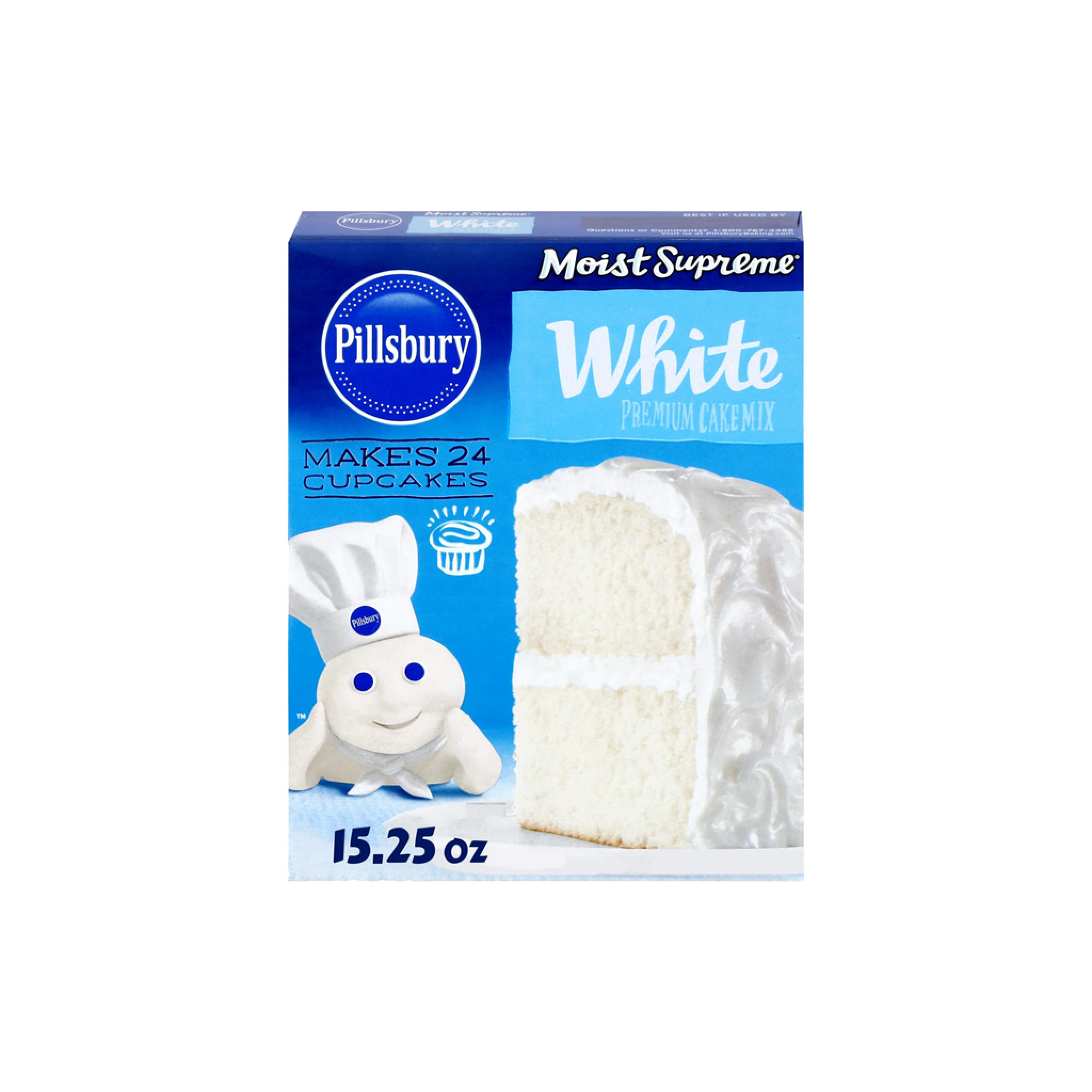 PILLSBURY WHITE CAKE MIX 432G